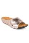Misty Anatomical and Lightweight Sole Women's Cross Slippers - Platinum - 40 - 3