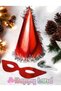 New Year's Colorful Cation Set of 5 - Hat, Mask and Whistle - 5