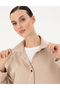 Beige Comfort Fit Modal Fabric Knitted Cardigan 50283321-Vr011 - 2