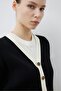 Black Line 2 Color Knitwear Cardigan - 5
