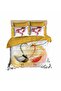 Love Swan Couples 3D Double Duvet Cover Pillow Set