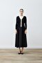 Black Line 2 Color Knitwear Cardigan - 2