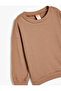 Basic Sweatshirt Crew Neck Long Sleeve Crew Neck - 3