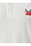 Christmas Themed Embroidered Loose Fit Crew Neck Knitted Pajamas Top - 6