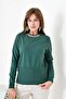 Women's Chain Detailed Sweater Emerald 20823