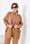 Women's Quilted Detailed Short Cap Biscuit 20875 - 4