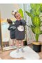 Premium Quality Cotton Fabric Swan Printed Girls' Sweat Tunic Dress - 6