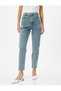 High Waist Jeans Slim Fit Low Stretch Pocket Cotton - Eve Slim Jean - 3