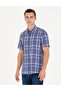 Navy Blue Regular Fit Short Sleeve Shirt 50265125-Vr033 - 3