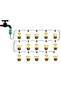 10 Meters DIY Balcony Veranda Gazebo Camellia Irrigation Cooling and Humidification System - 5