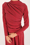 Red Glitter Skirt Suit 6-3085 - 6