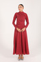 Red Glitter Skirt Suit 6-3085 - 3