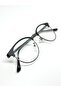 Black Round on Clip - Men's and Women's Light Protection Computer Goggles Optical Glass Compatible