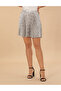 Cream Pleated Flared Skirt 50273766 -Vr071 - 2