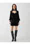 Women's Black Dress - 5
