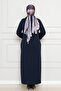 Velcro Oysho Dress-Navy Blue - 5