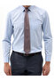 Light Blue Regular Fit Long Sleeve Classic Shirt 50268221-Vr003 - 7