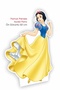 Snow White Footed Board, One Piece 50 cm Birthday Party Supplies