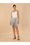 Cream Pleated Flared Skirt 50273766 -Vr071