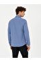 Navy Blue Slim Fit Long Sleeve Shirt 50275814 -Vr033 - 5