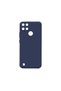 Realme C21Y - Case Matte Soft Flexible Piping Silicone - Navy Blue