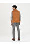 Gray Slim Fit Lace-Up Canvas Trousers 50278467-Vr024 - 4