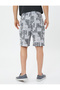 Shorts Tie Waist Pocket Cotton Ethnic Patterned - 4