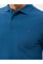 Light Navy Blue Slim Fit Basic Sweatshirt 50276035-Vr059 - 7