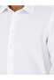 White Slim Fit Dobby Long Sleeve Shirt 50277397-Vr013 - 7