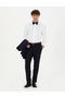 White Slim Fit Tuxedo Shirt 50277752-Vr013 - 4