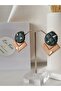 Custom Design Black-Metallic Bronze Steel Earrings - Handmade Polymer Clay Earrings - 7