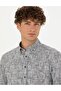 Gray Slim Fit Long Sleeve Shirt 50274089-Vr024 - 2