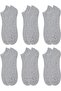 Economic Pack of 10 Gray Booties Socks - 3