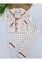 Baby Girl / Child Front Buttoned Heart Pajamas Set