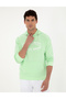 Pistachio Green Regular Fit Sweatshirt 50285219-Vr087 - 3