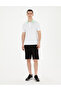White Slim Fit 100% Cotton Buttoned Polo Collar T-Shirt 50285222-Vr013 - 4