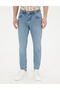 Light Blue Tapered Fit Jean Trousers 50285120-Vr095 - 2