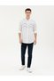 Navy Blue Slim Fit Long Sleeve Shirt 50284922-Vr033 - 4