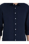 Dark Navy Linen Regular Fit Shirt 50284915-Vr100 - 6