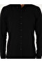 Black Slim Fit Long Sleeve Shirt 50284109-Vr046 - 6