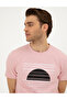 Light Pink Slim Fit Crew Neck T-Shirt 50285390-Vr078 - 2