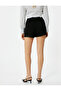 Mini Shorts Skirt Slit Detailed Normal Waist - 4