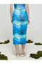 X Selected by Şahika Ercümen - Midi Pareo Skirt with Marine Theme - 5