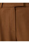 Fabric Trousers High Waist Pocket Detailed Pleated - 6