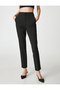Cigarette Trousers Slim Leg Pocket High Waist - 3