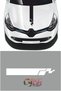 Renault Clio Rs Hood Stripe Sticker - Auto Sticker - Car Sticker - 60x14cm - 2