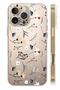 iPhone 16 Pro Max Compatible Daisy Flowers Patterned Transparent Silicone Case