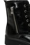 Rusia.F4Pr Black Girl's Biker Boots - 7
