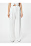 Palazzo Trousers High Waist Pocket - 3