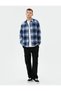 Long Sleeve Lumberjack Shirt - Classic Collar and Button Detail - 2